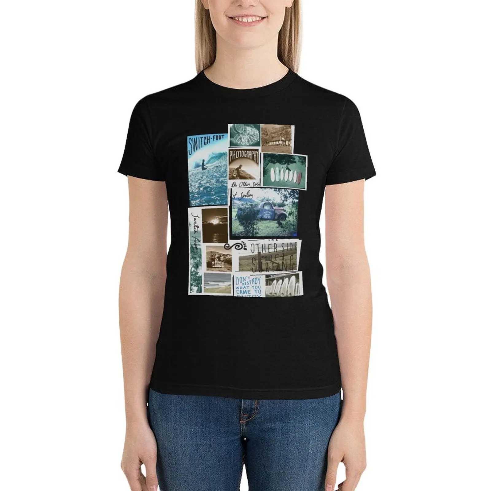 

Country Soul tee T-Shirt summer top lady clothes Short sleeve tee vintage clothes T-shirts for Women