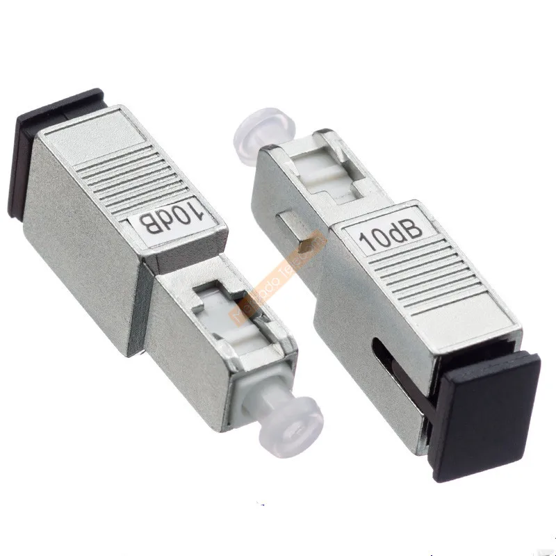 5PCS/bag SC UPC Male to Female Simplex mode fiber optic Attenuator metal male Fiber Attenuator FTTH attenuator Adapter