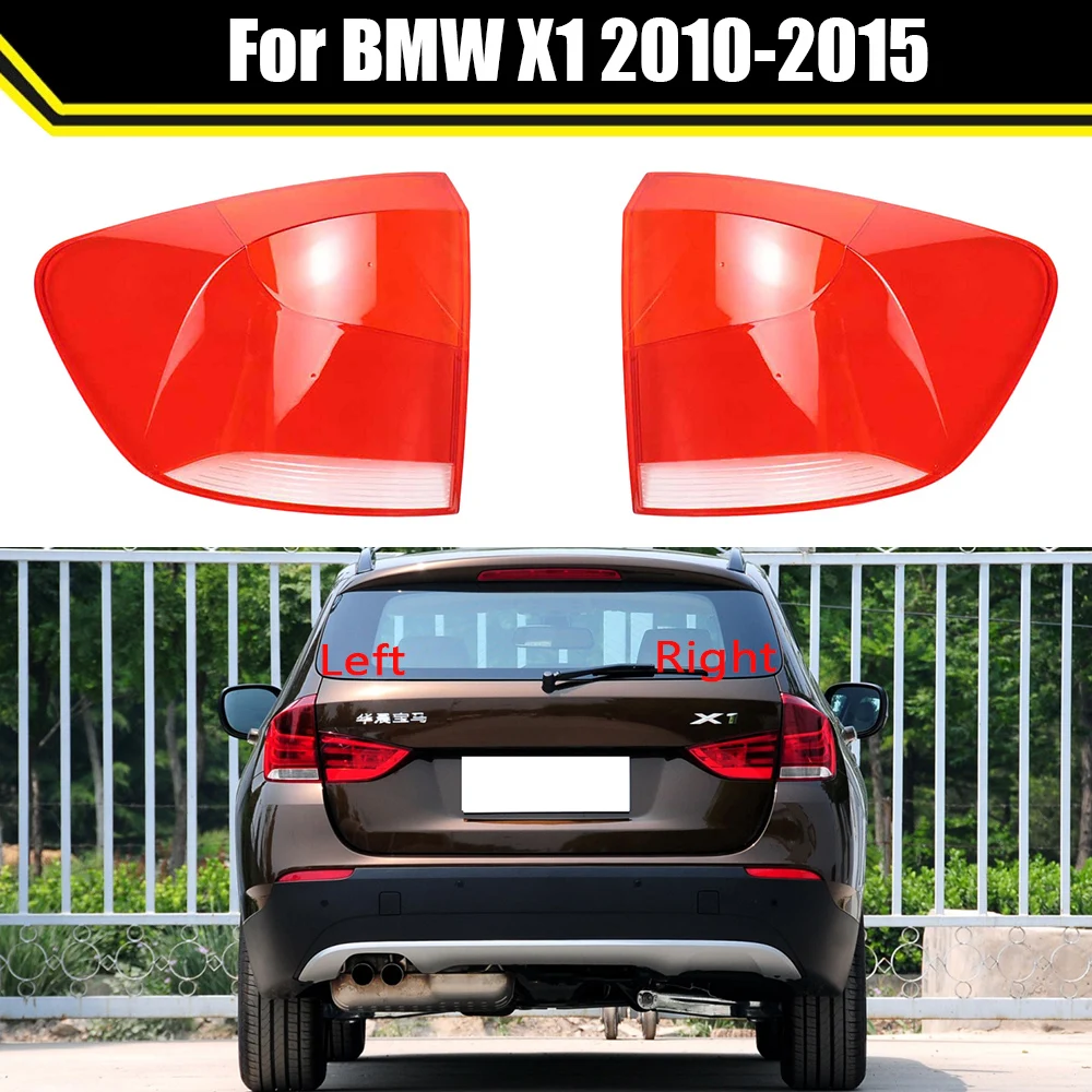 For BMW X1 2010-2015 Car Rear Taillight Shell Brake Lights Shell Replace Auto Rear Lamp Shell Cover Mask Lampshade