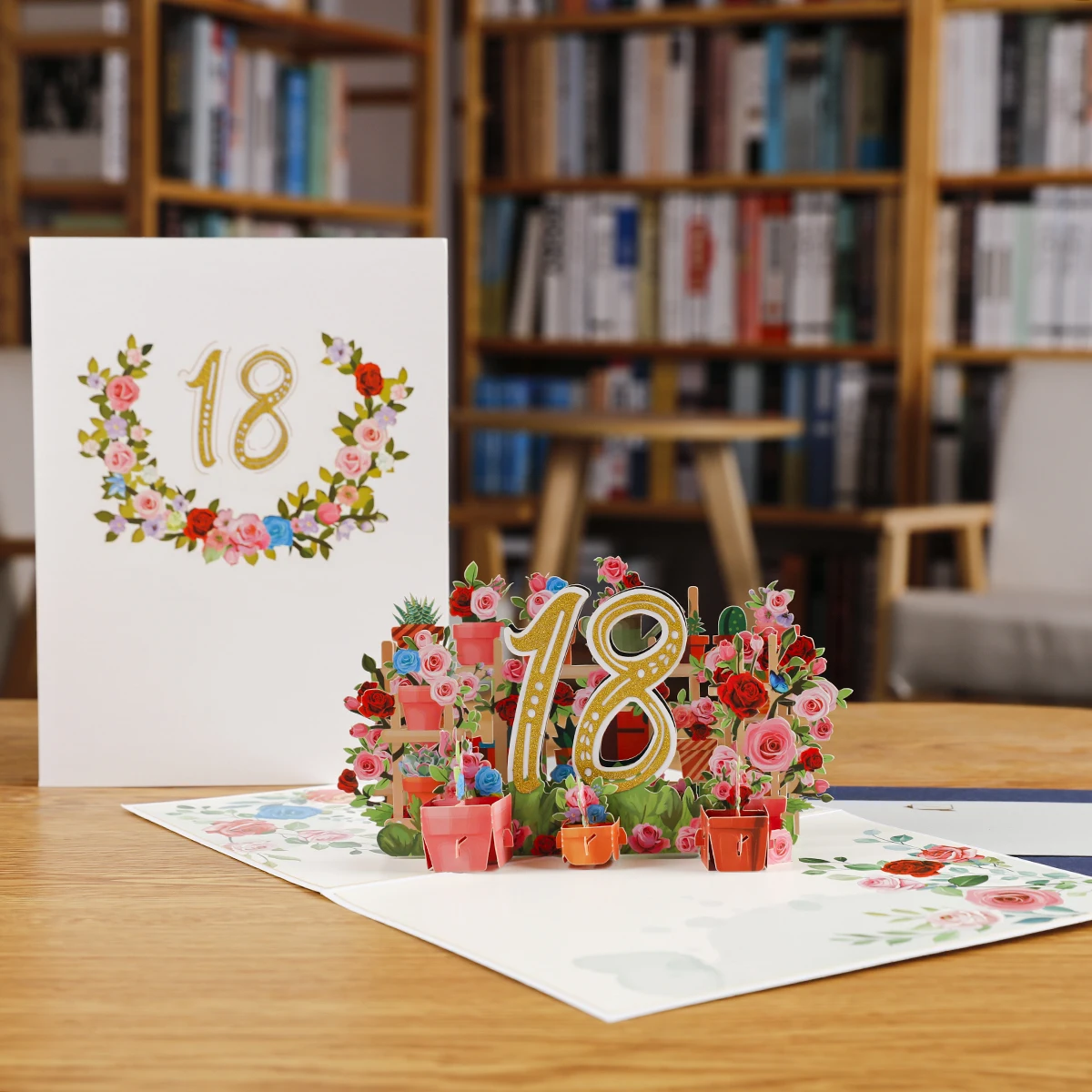 팝업 기념일 카드 1st 10 28 21 30 번호 그림 생일 결혼식을 위한 3D 인사말 카드