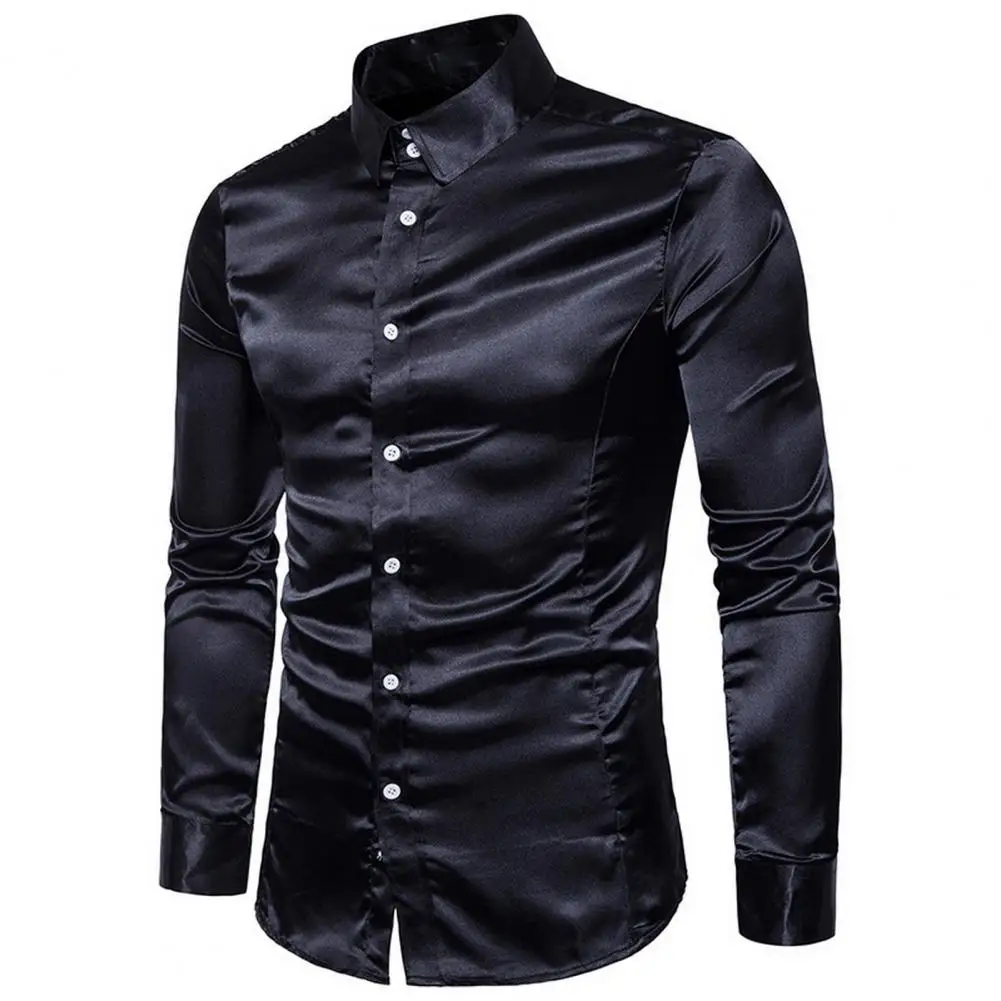 

Attractive Men Shirts Stylish Lightweight Men's Long-sleeved Shirts Breathable Minimalistic Designs in Bright for Autumn for Men