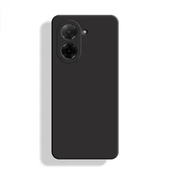 Original Liquid Silicone Shockproof Bumper Case, 6.68-inch, for Redmi A5 4G Europe (Black)
