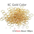 14K Gold 5mm 180pcs