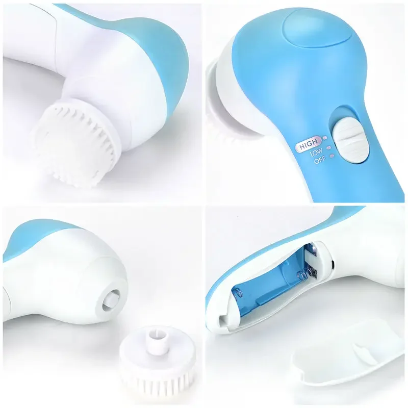 Multifunctional Rotating Facial Cleansing Brush Callous Remover Facial Brush Massager Brosse Nettoyante Visage 6