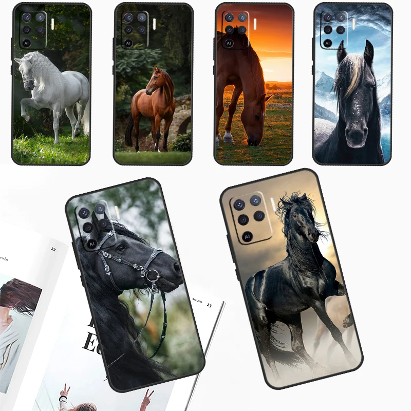 Elegant Horse Design Phone Case