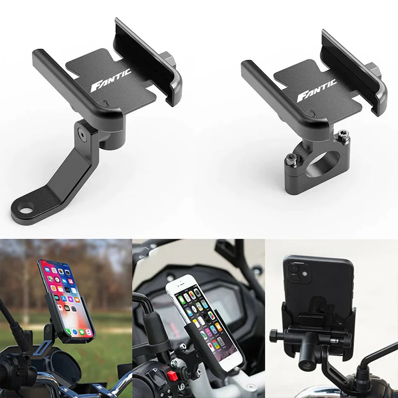 Per Fantic Caballero Flat Track 125 Track 250 500 Rally/ Scrambler 500 Accessori Moto Manubrio Supporto Per Cellulare Gps