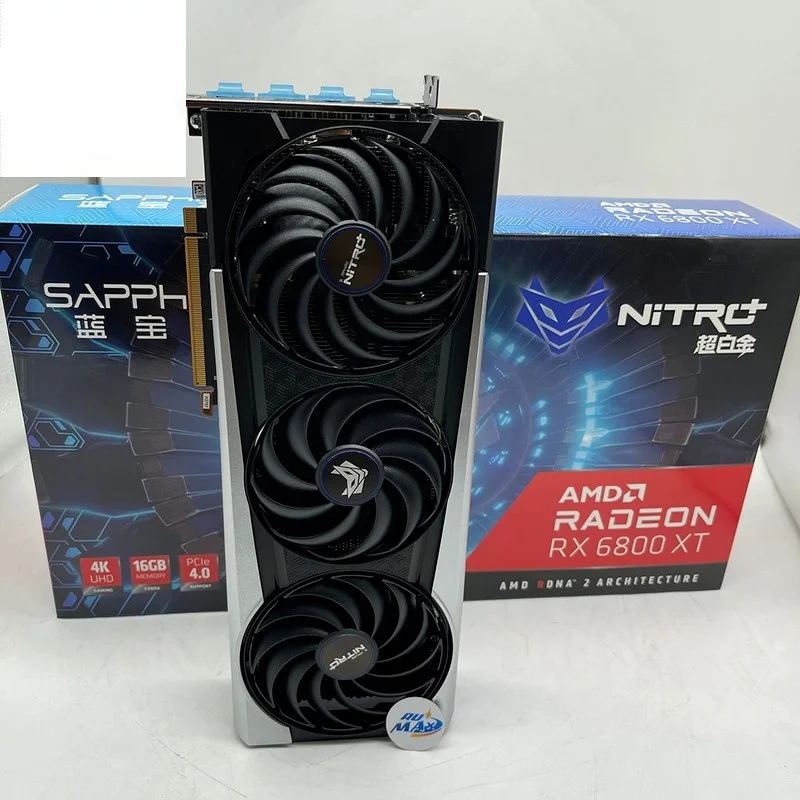 Sapphire RX 6800XT 6800 XT RX6800 Nitro + 16GB GPU Video Card Gaming Radeon  RX6800XT Graphics Cards AMD Desktop PC Computer Game - AliExpress