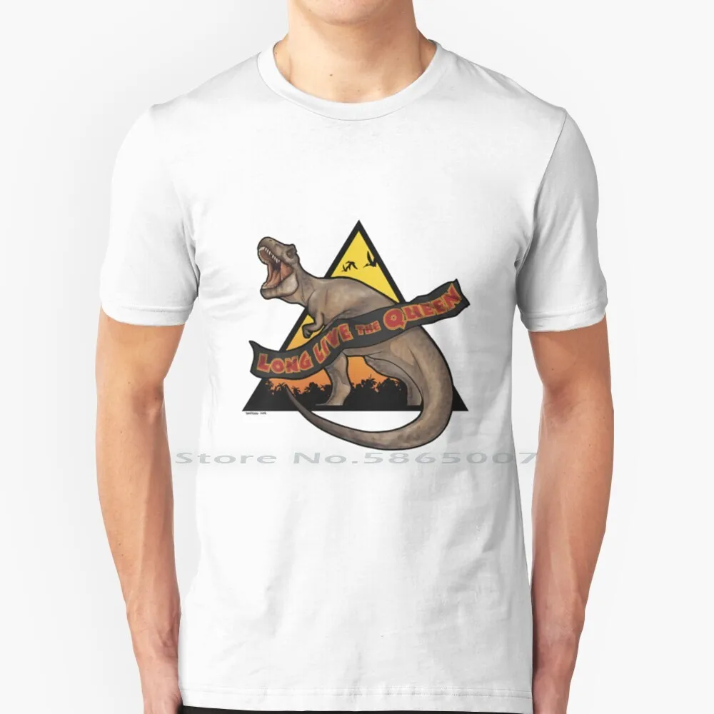 -Long Live The Queen T Shirt Cotton 6Xl World T Rex Tyrannosaurus Rex Long Live The Queen Dinosaurs