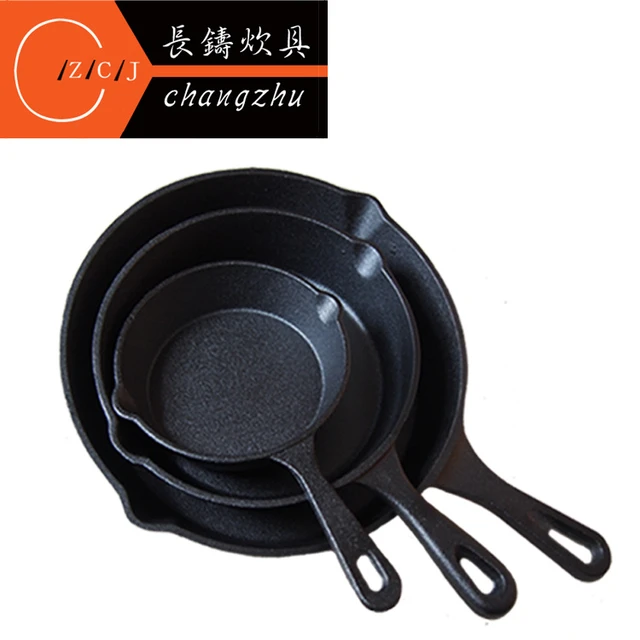 Sartén de hierro fundido con doble grasa para Gases, Cocina de Inducción,  sartenes para tortitas, suministros de cocina y comedor - AliExpress