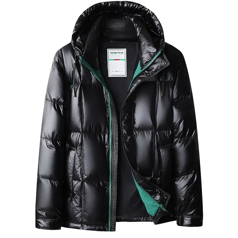 thumbnail image 1 of Ropa de diseñador para hombre, chaqueta corta con capucha de lujo para hombre, chaqueta de invierno brillante con relleno de pato para hombre, abrigo nuevo para el frío 2024, 1 of 5
