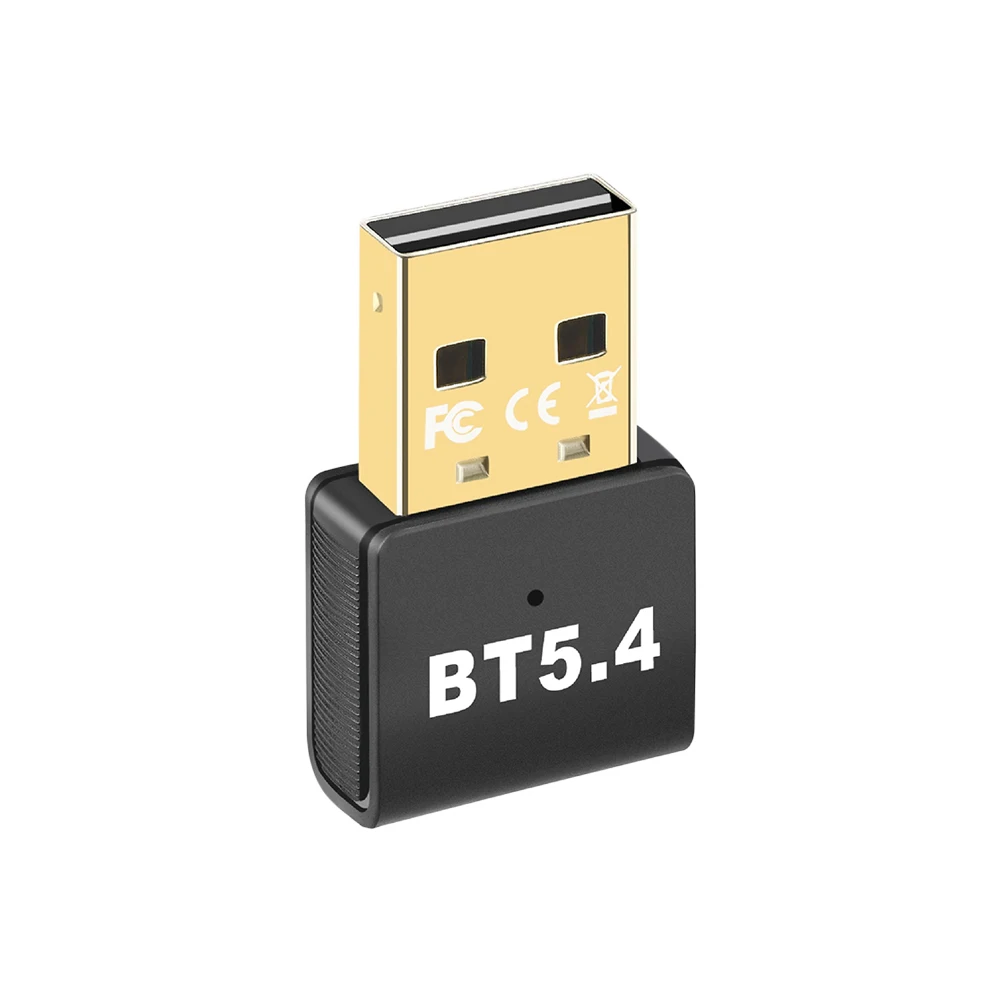 데스크탑 컴퓨터용 블루투스 어댑터 5.4, 드라이버리스 USB 블루투스 헤드셋, 오디오 마우스 리시버 송신기