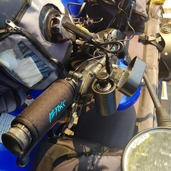 Poignées chauffantes pour moto, 1 paire, USB, poignée de vélo électrique, chauffe guidon avec contrôle de la température, poignées amovibles 