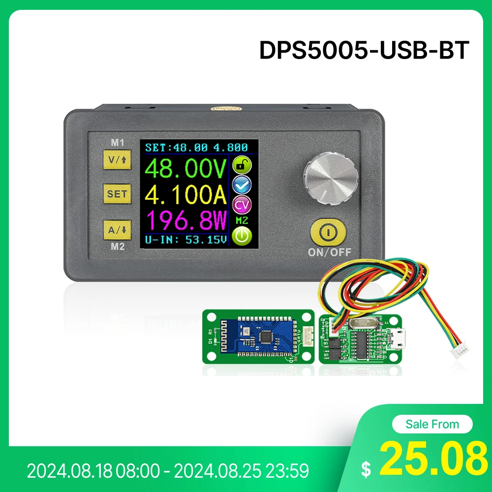 RD DPS5005 Communication Constant DC-DC Voltage current Step-down Power Supply Module Power Supply Module buck Voltage converter voltmeter 50V 5A