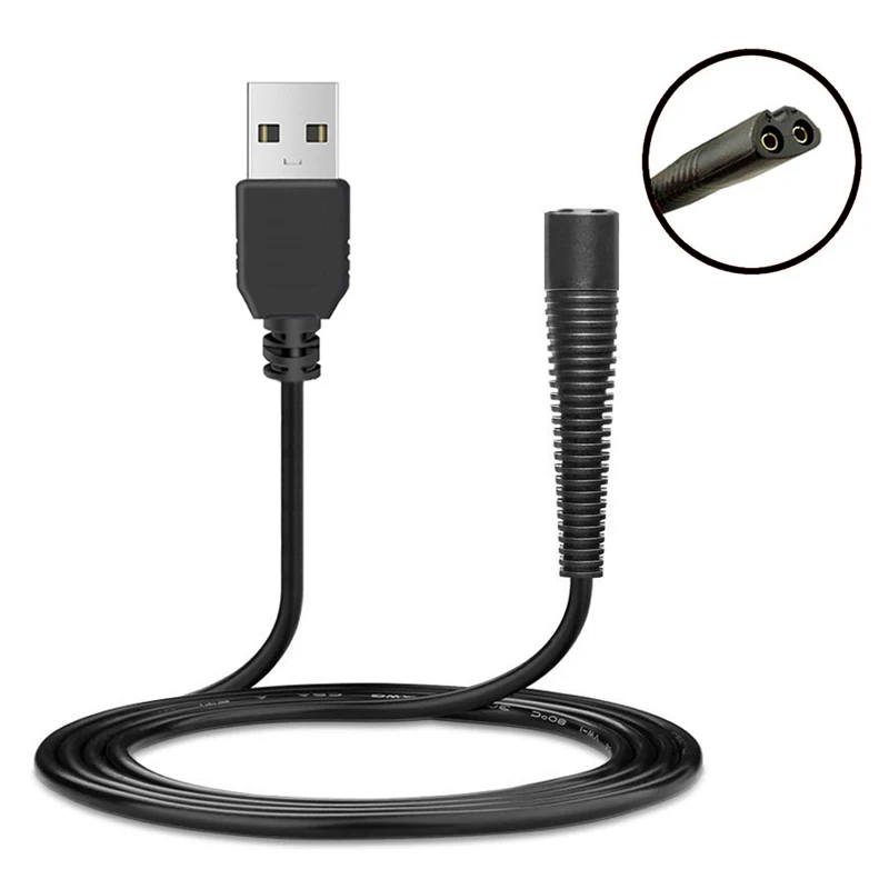 Universal USB Charger for Braun Shaver Series 1 2 3 4 5 6 7 9 C Z Charging Cable Output 5V 1A AC Power Adapter Wall Plug Cord