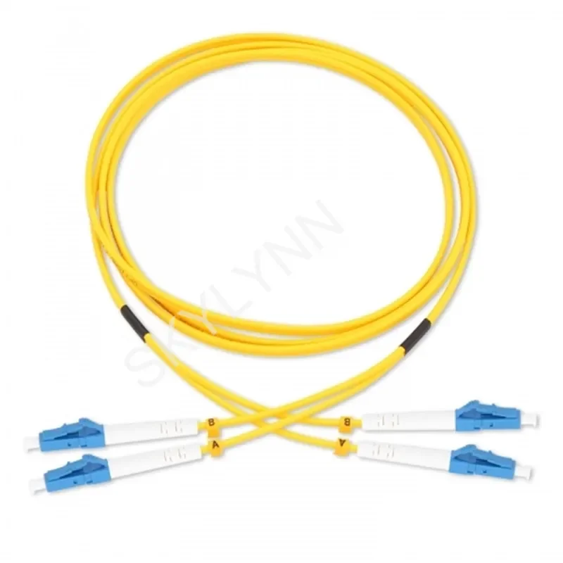 10pcs, Skylynn High Quality LC/UPC-LC/UPC Single Mode G657A1 Duplex 2.0mm LSZH Jacket Patch Cord 0.5m 1m 2m 3m 5m