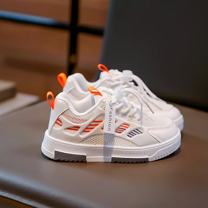 Jungen Sneakers Mädchen Atmungsaktive Sportschuhe für Kinder Herbst Rutschfeste Casual Student Outdoor Schuhe Korbschuhe_voghion.com