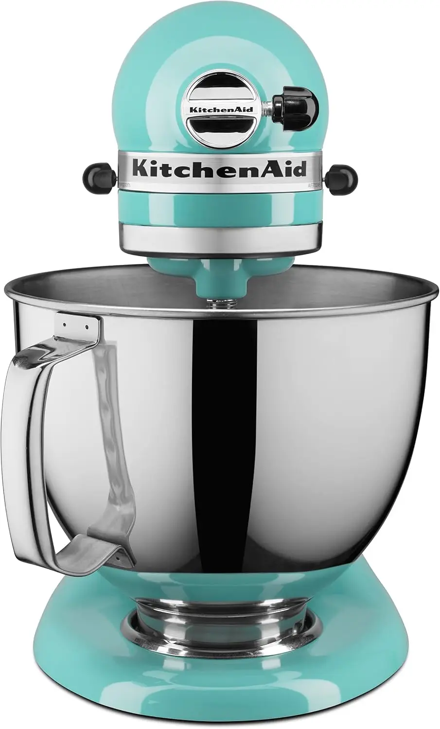 Artisan Series 5 Quart Tilt Head Stand Mixer with Pouring Shield KSM150PS, Removable bowl, Aqua Sky 2