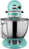 Artisan Series 5 Quart Tilt Head Stand Mixer with Pouring Shield KSM150PS, Removable bowl, Aqua Sky 2