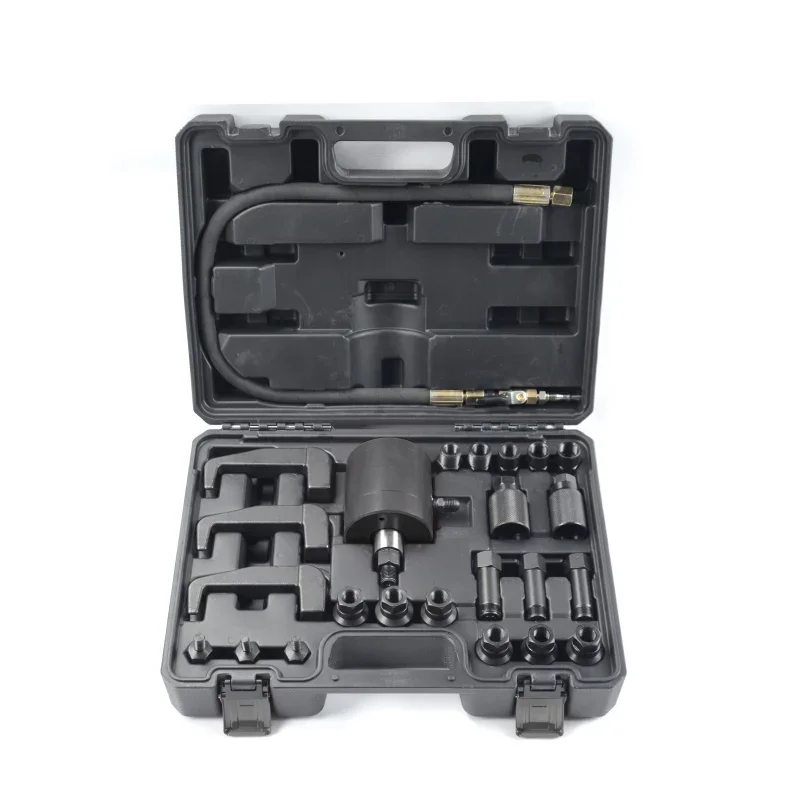 25 PCS NEW Pro Diesel Injector Removal Puller Pneumatic Injector Extractor Puller Kit Car Tools