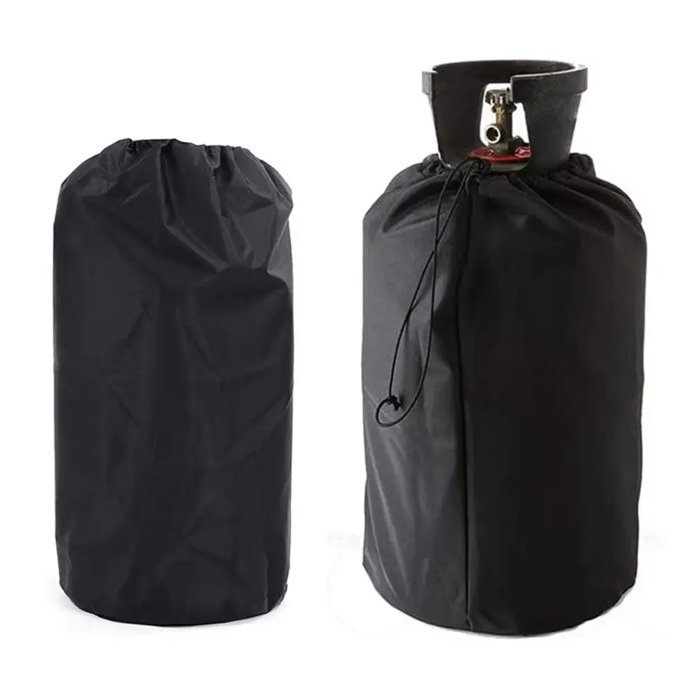 Waterproof Propane Tank Cover Foldable UV Resistant Gas Bottle Protector Dust-proof Ventilated Gas Cylinder Storage Bag Cooking