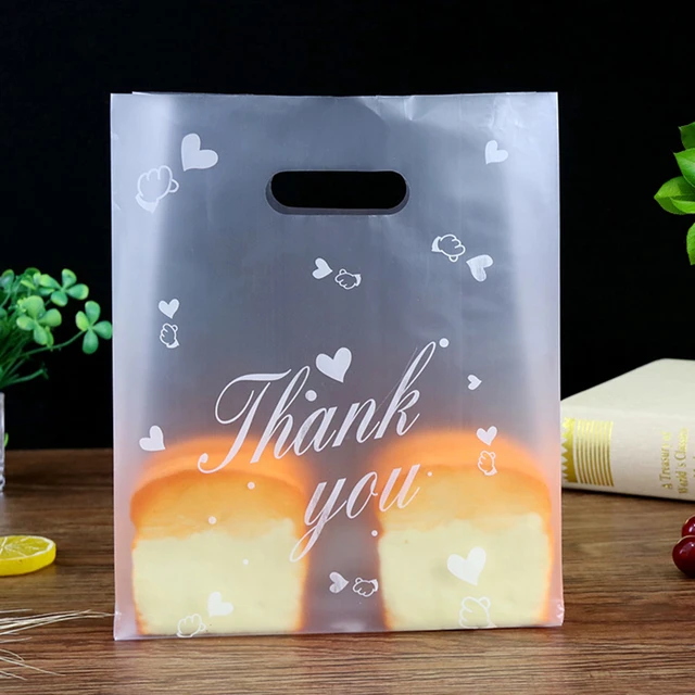 50pcs Heart & Letter Graphic Packaging Bag