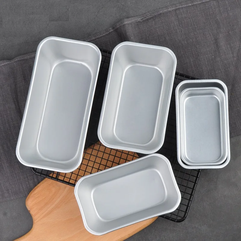 

Bakeware Bread Toast Baking Pan Aluminum Alloy Rectangle Cake Mold Non-stick Pastry Tools For Kitchen DIY Toasts