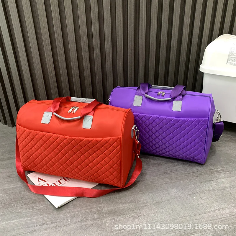 2024 New Women Fashion Travel Handbag Women's Shoulder Crossbody Short Distance Travel Sports and Fitness Luggage Bag Trendy