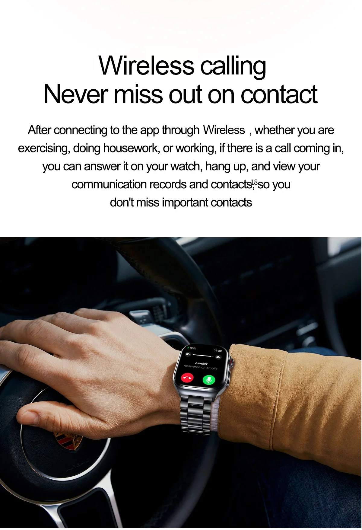 Smart Watch ET585 Men AMOLED ECG Blood Compositoin Health Monitoring Bluetooth Call Women Sports Fitness Tracker Smartwatch