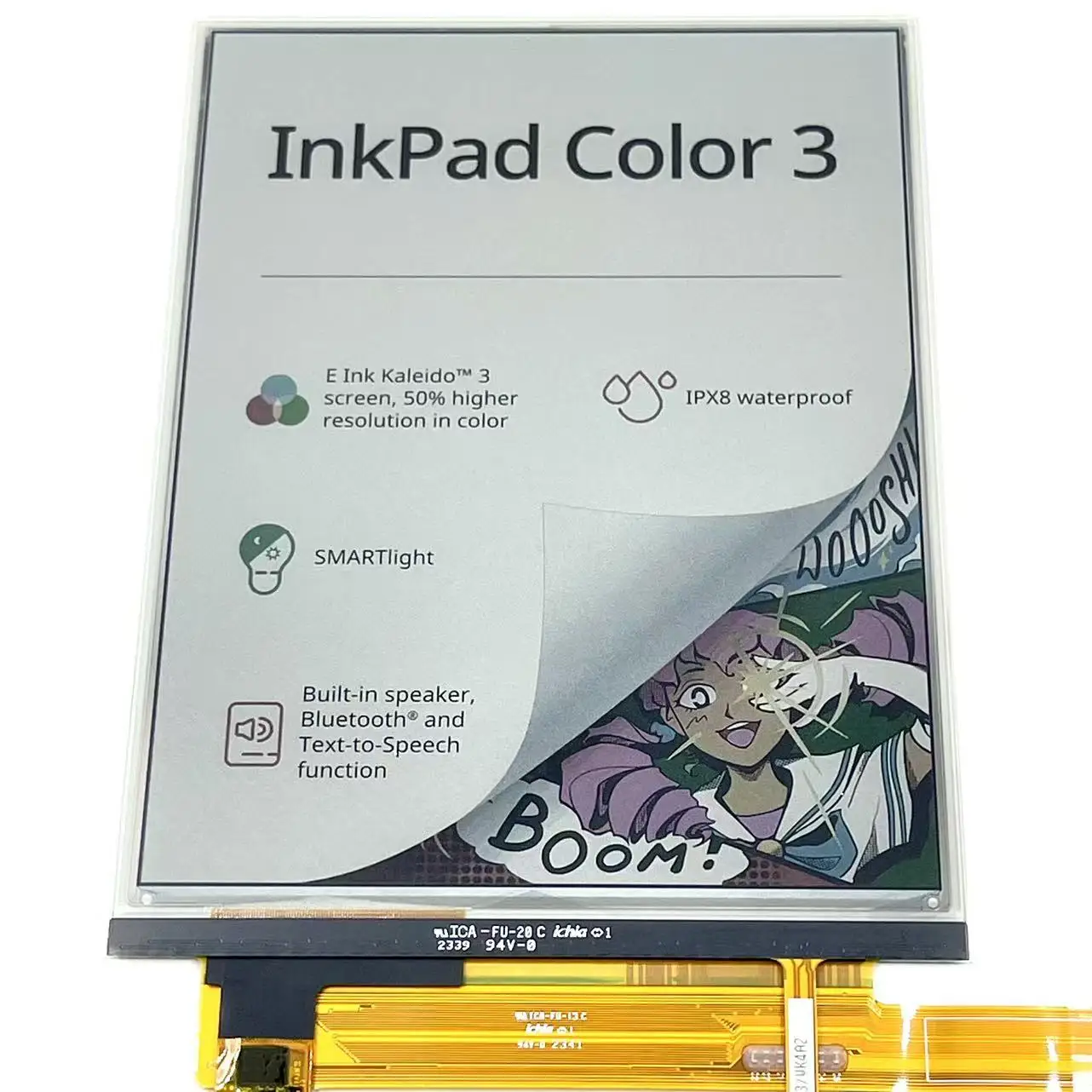 PocketBook InkPad Color3 7.8 eBook 리더용 새 원본 EC078KH7 E-잉크 디스플레이 화면 수리 및 교체.