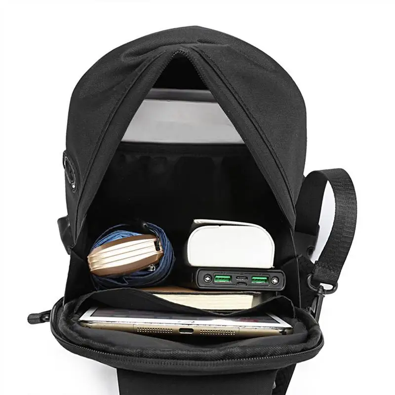 Men Chest Bag Hard Shell Waterproof Crossbody Bag Female Riding Waist Hip Motorcycle Leg Motorbike Tacticals Travel Backpack