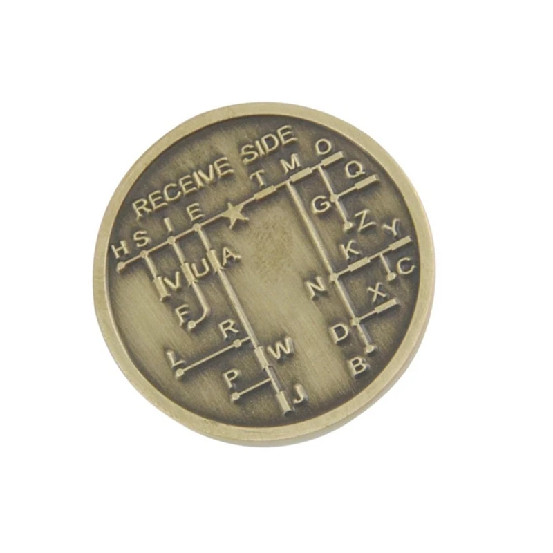 Cw Codice Morse Monete Commemorative Moneta Da Addestramento Cw Moneta Da Addestramento Codice Morse Per Appassionati Di Radio Principianti Cnim Hot