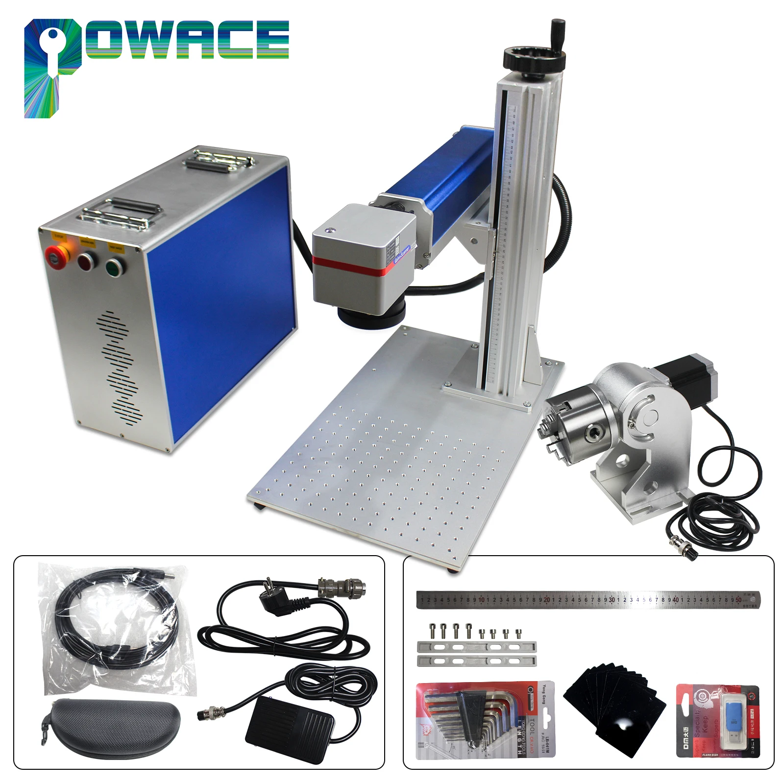 

20W 30W 50W 100W Raycus Fiber Laser Marking Machine Nameplate Engraving Machine JPT DIY Jewelry Engraver Metal Milling Router