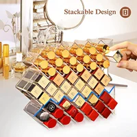 16 Grids Cosmetic Lipstick Jewelry Box Makeup Brushes Holder Lipstick Storage Box Acrylic Makeup Organizer Storage Case 1
