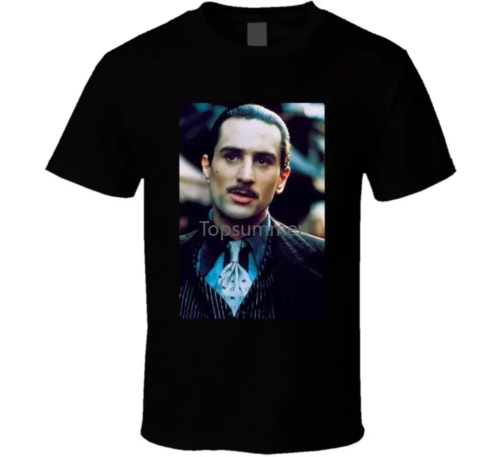 

Мужская футболка с фанатом фильма Vito corleonrobert De Niro Godfather 2, самая низкая цена, 100% хлопок