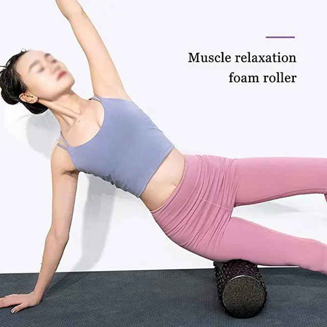 42cm EPP Diamond Fitness Yoga Column Foam Roller Pilates Gym Exercise Back Leg Arm Muscle Relaxer Massage Yoga Block Accessories 5
