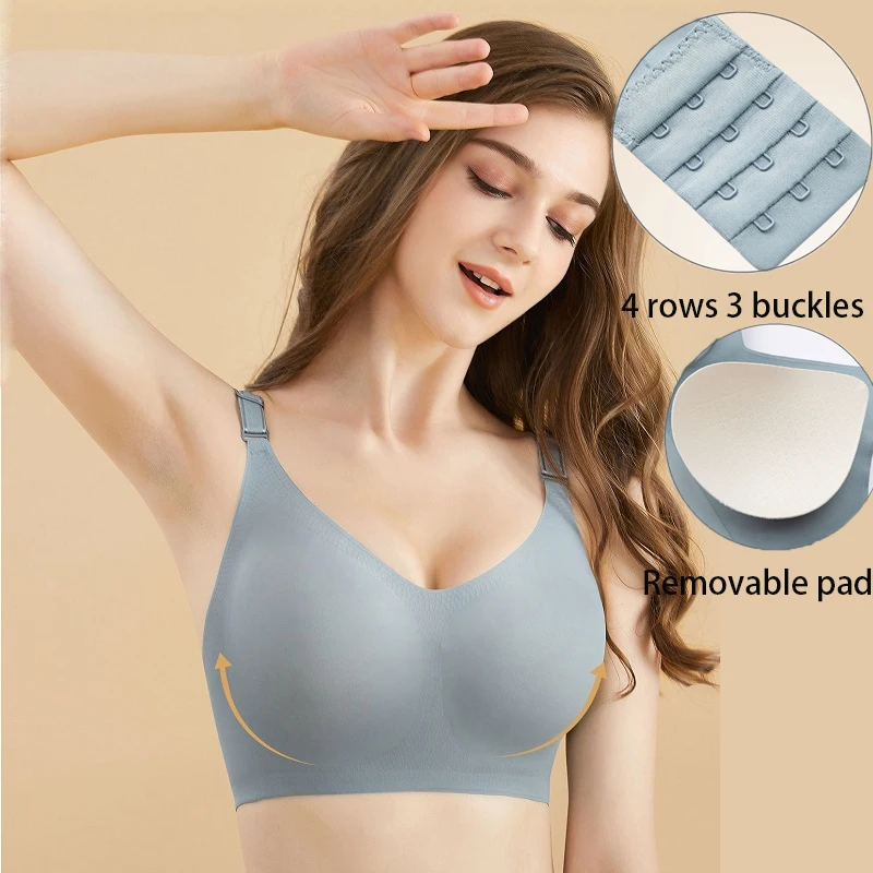 Lies Of P Sujetador Sin Aros Para Tallas Grandes - Minimizador Con Encaje - Tallas 70-120 C A I Bra Balconette Mujer Talla Plus