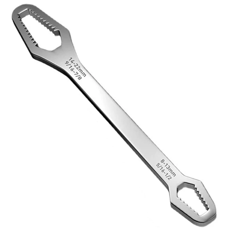 

1 PCS Wrench Double-Head Self-Tightening Wrench Board Double-Sided Glasses Wrench For Bicycles Hand Repair Tools 8-22Mm