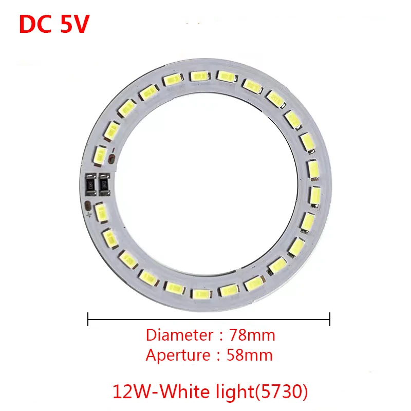 Highlight DC5V SMD 2835 5730 Lamp Beads USB Ten-Speed Switch Cable Driver 10W 12W White Light Lamp Board With SM Female.