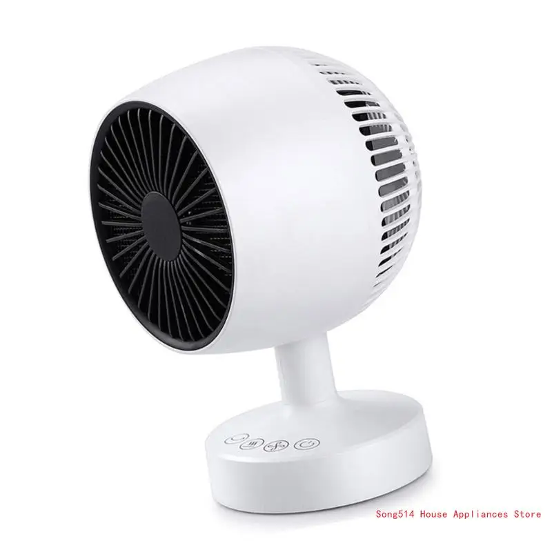 

Portable Heater Desktop Fan Heater Warm Hot Air Blower Oscillating 95AC