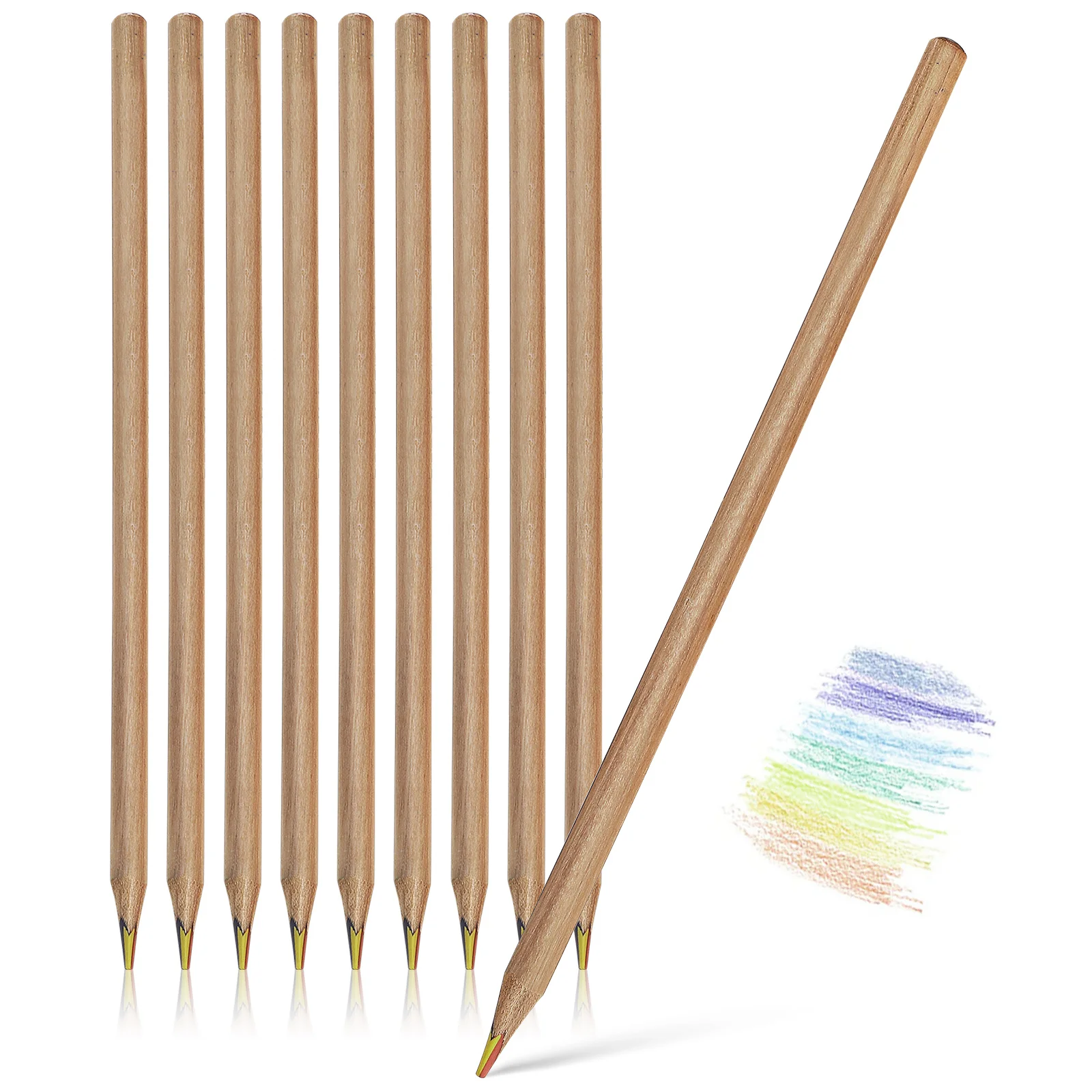 

Pencil Colored Pencils Rainbow for Kids Doodling Pre-sharpened Student Drawing Stationery Painting