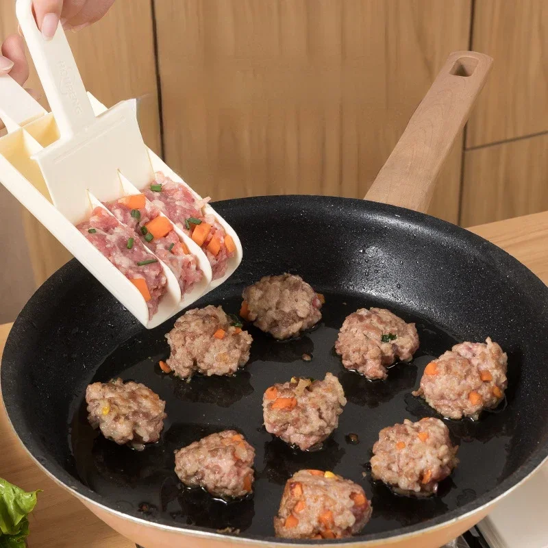 Plastic Meatball Maker Set Fried Fish Beaf Meat Making Balls Mold Spoon Tools for Kitchen Tools Accessories meatball maker