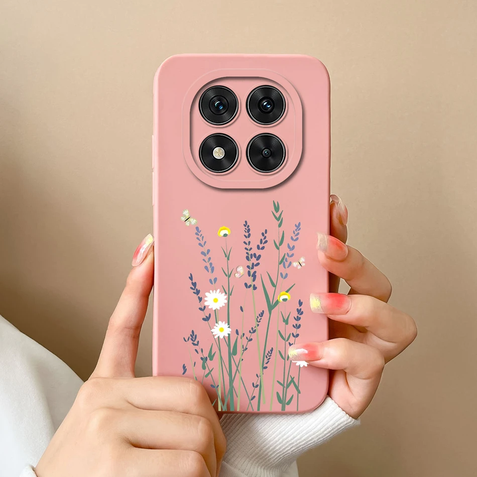 Floral Liquid Silicone Full Protection Phone Case - Elegant and Durable Cover
