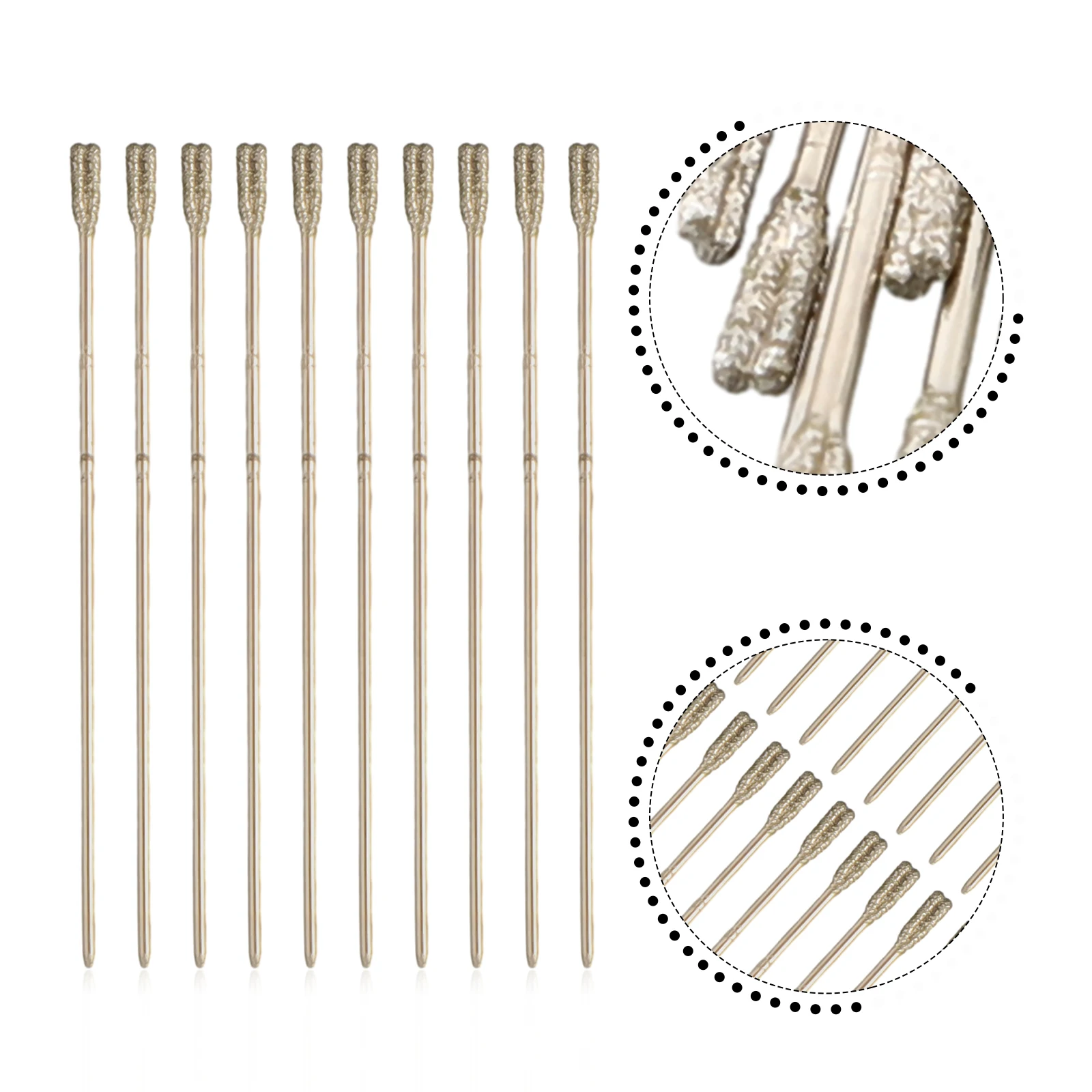 

20pcs Diamond Drill Bits For Drill Holes On The Jewelry Ceramic Jade Agate Glass Amber For Drill Bit Small Bench Drill Mills