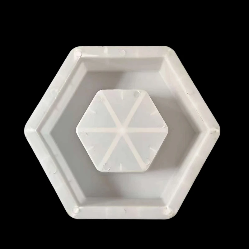 Hexagonal Cement Hollow Brick Mold Ecological Brick Slope Protection Reservoir Protection Grass Planting Concrete Soil