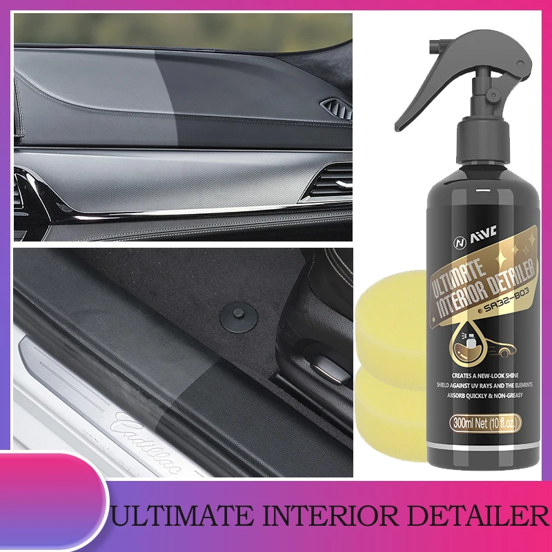 Car Plastic Trim Restorer Exterior Rubber Parts Renovator Aivc Back To  Black Shine Coating Polish Repair Spray Car Detailing - AliExpress