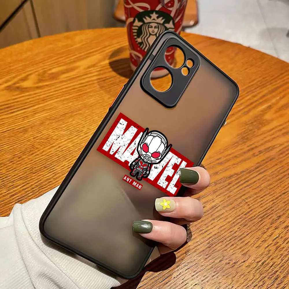 thumbnail image 1 of Matte Phone Case for OPPO RENO 8 8T 7Z 7 6 5 4 3 PRO PLUS 4G 5G Case Funda Coque Capa Shell The Handsome Marvel Avengers Cartoon, 1 of 5