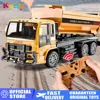1/24 Rc Tipper Engineering Car Alloy and Plastic Tipping Bucket 2.4G 6CH Remote Control Dump Truck Toys for Boys Children's Gift 1