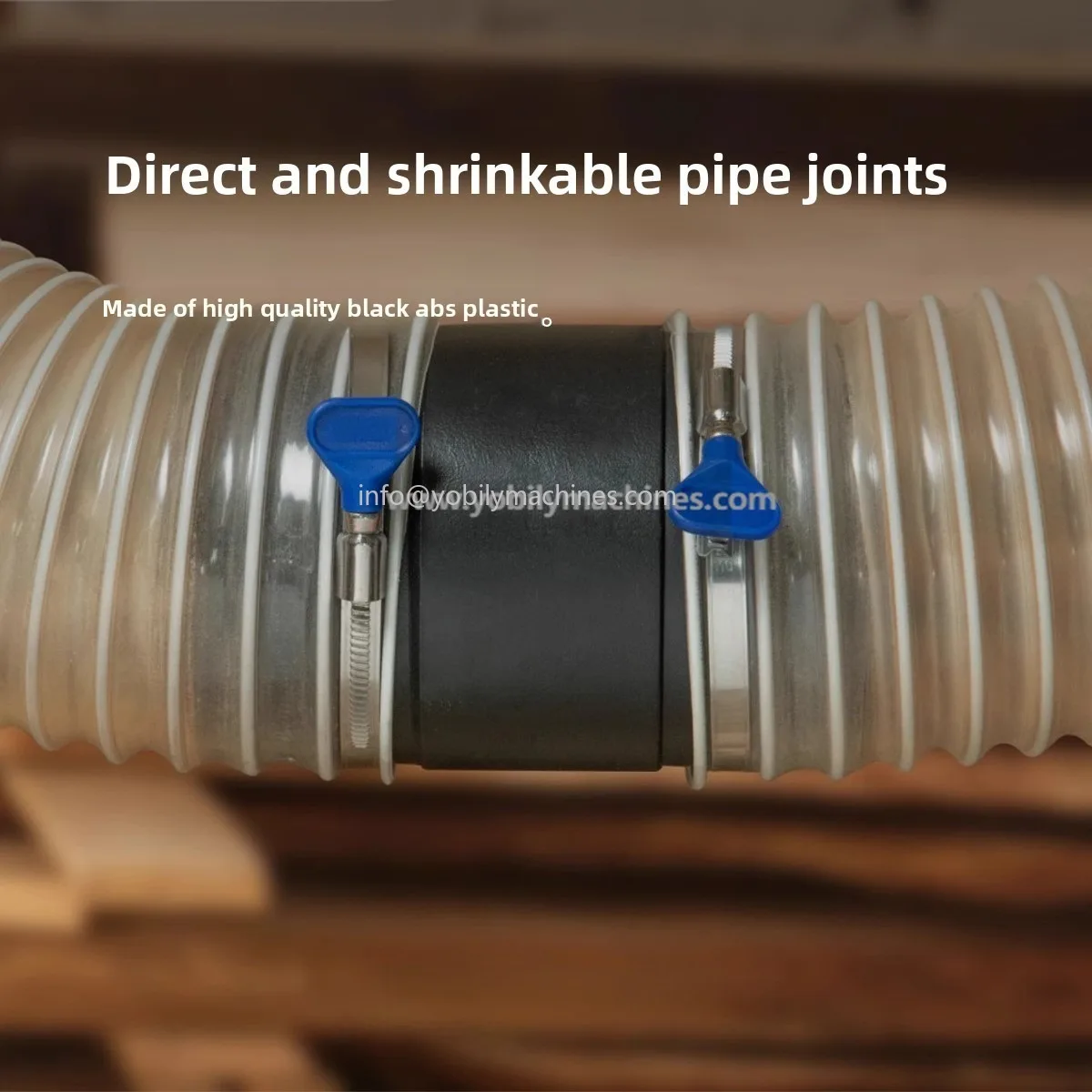 100mm 4" 34Pce Flexible Dust Collector Hose&Accessory Starter Kit - Image 4