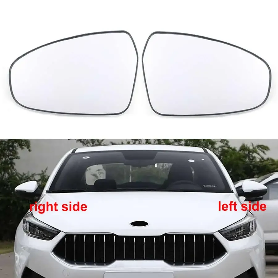 

For Kia K3 2019 2020 2021 Car Accessories Exterior Side Mirrors Reflective Lens Rearview Mirror Glass Lenses 1PCS