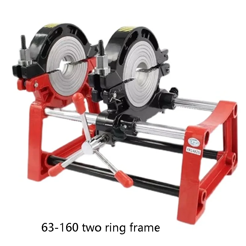 50/63-200 four ring manual butt welding machine support two ring frame PE pipe welding machine butt welding machine PE butt weld 2